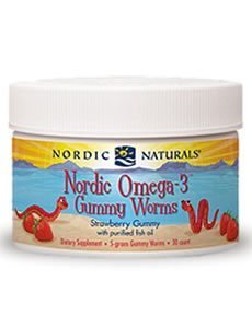 Nordic Omega-3 Gummy Worms by Nordic Naturals Pro