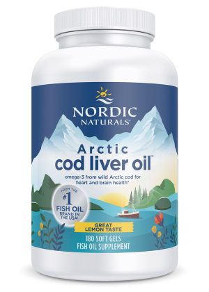 Arctic Cod Liver Oil Soft Gels by Nordic Naturals