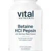 Betaine HCL Pepsin & Gentian Root Extract Vital Nutrients
