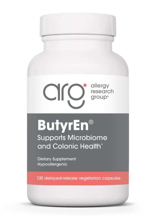 ButyrEn 100 Delayed-Release Vegetarian Capsules by Allergy Research Group