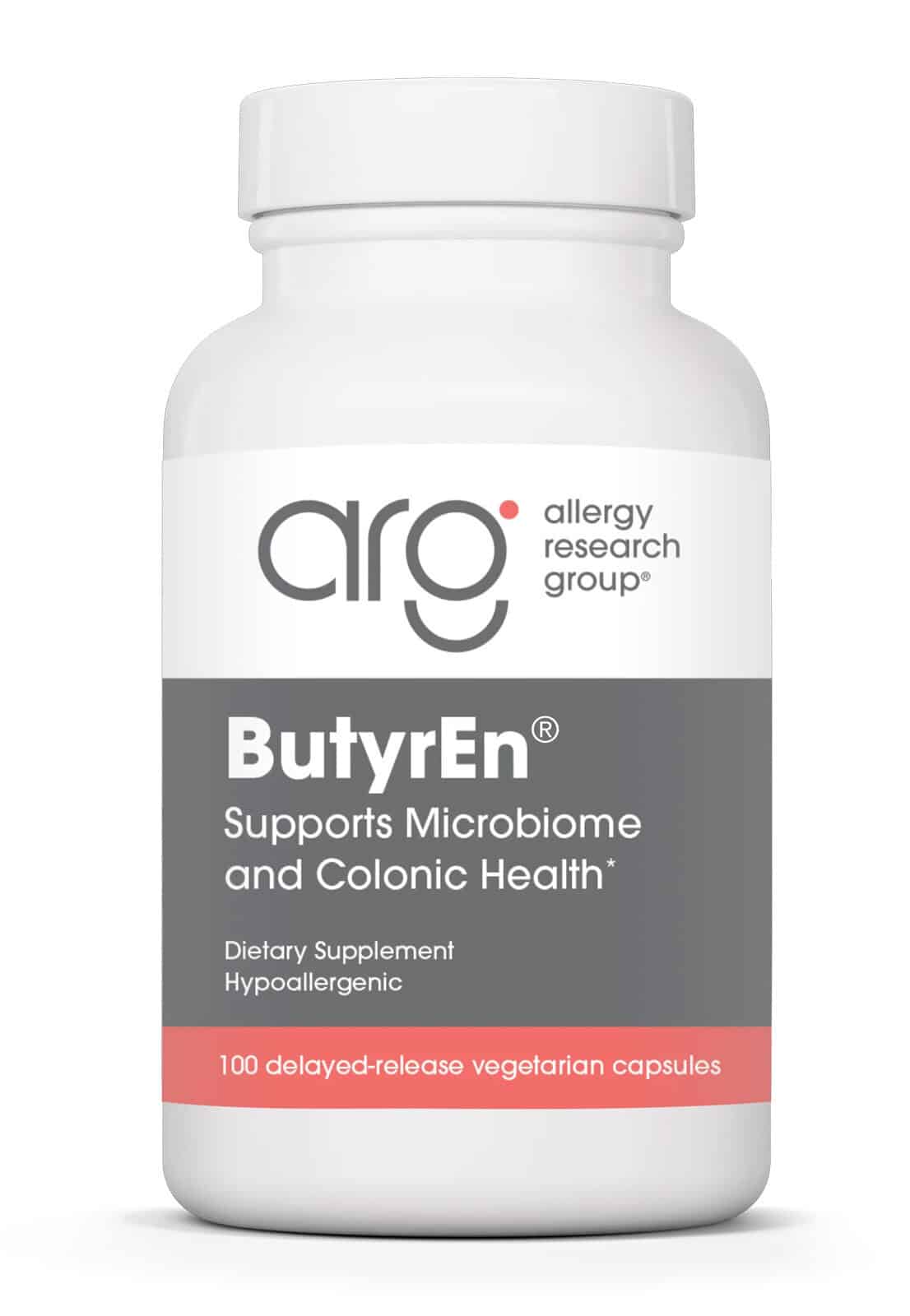 ButyrEn 100 Delayed-Release Vegetarian Capsules by Allergy Research Group