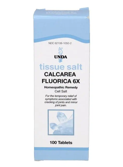 Calcarea Fluorica 6X by Unda – Homeopathic support for joint discomfort and connective tissue health