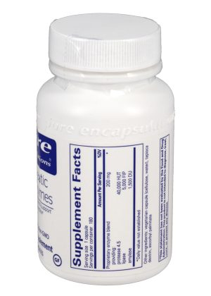 Pancreatic VegEnzymes digestive enzyme supplement with plant-based protease, lipase, and amylase