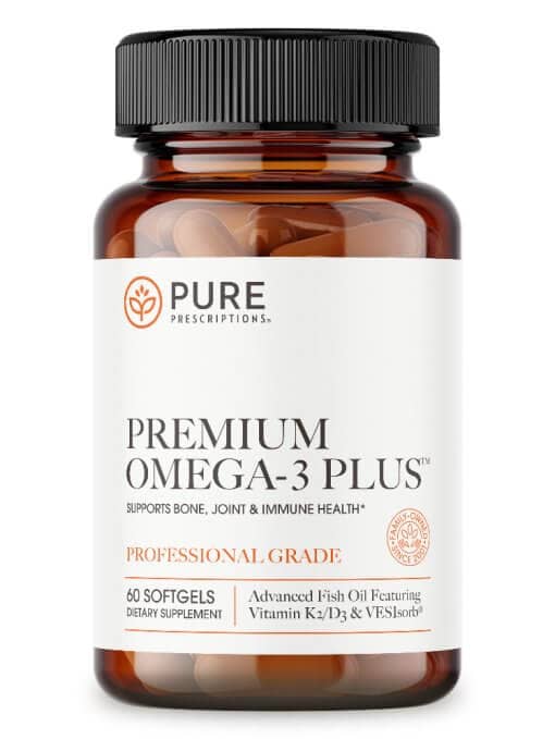 Premium Omega-3 Plus front of bottle