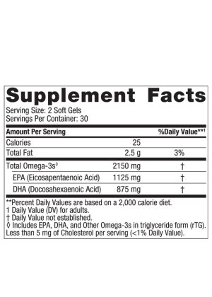 Nordic Naturals Pro ProOmega 2000 - omega-3 supplement, heart health