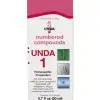 Unda #1 homeopathic drops by Seroyal for digestion, headaches, and detox support