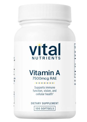 Vitamin A 7500mcg RAE Vital Nutrients