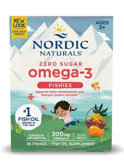 Zero Sugar Omega-3 Fishies by Nordic Naturals