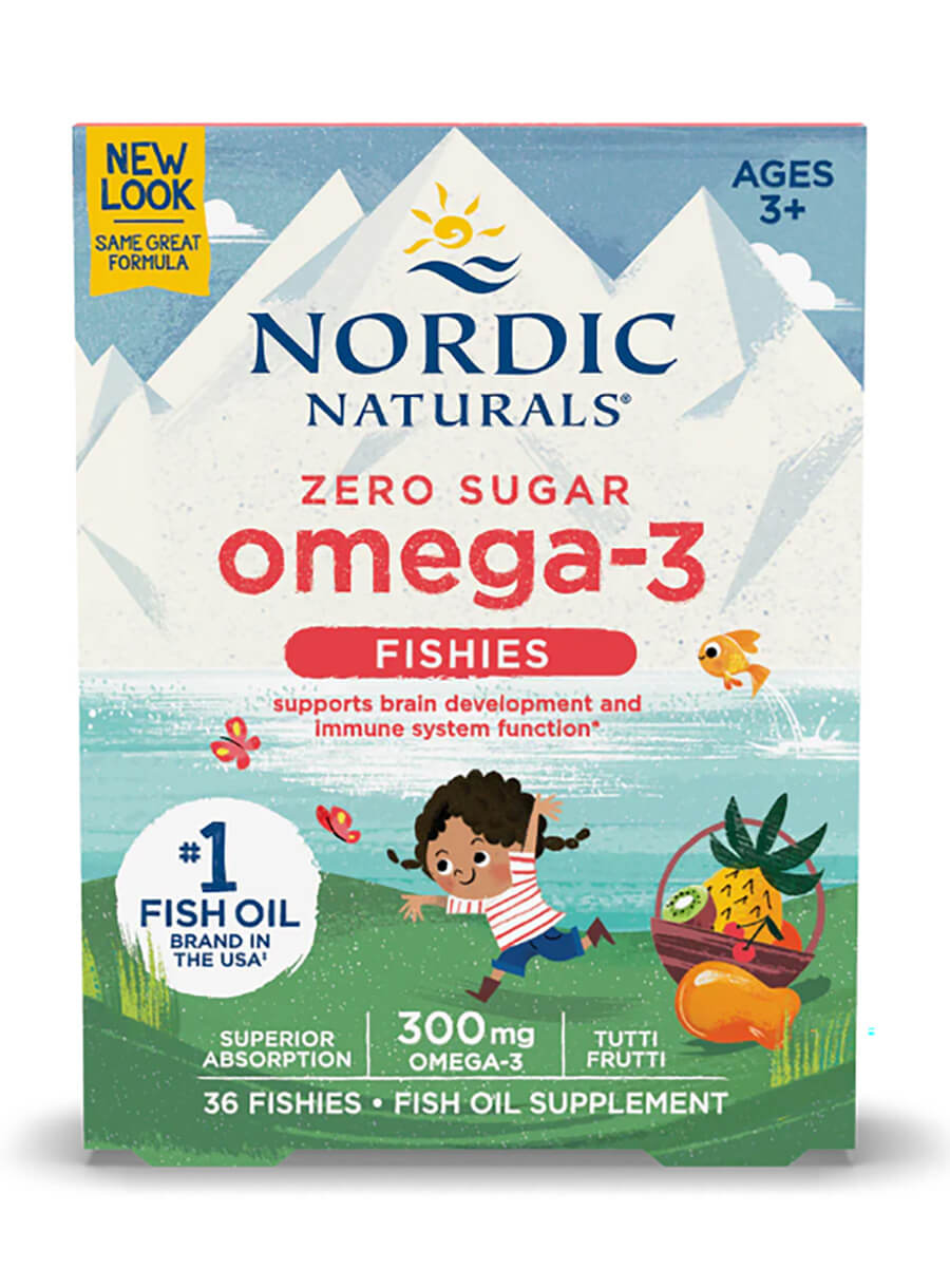 Zero Sugar Omega-3 Fishies by Nordic Naturals