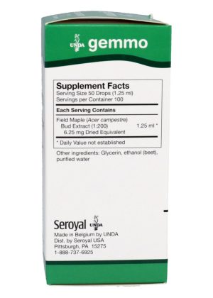 Unda Acer Campestre -- gemmotherapy remedy, herbal extract