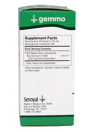 Unda Acer Campestre -- gemmotherapy remedy, herbal extract