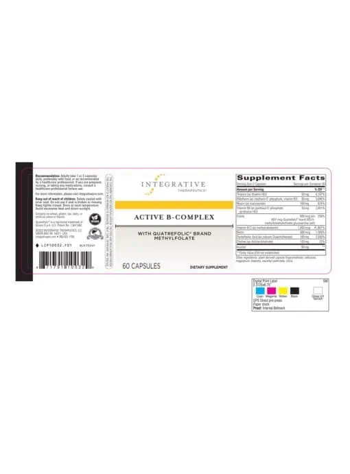 Integrative Therapeutics Active B-Complex -- b-complex vitamins, energy support