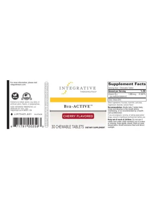 Integrative Therapeutics B12-ACTIVE - vitamin B12 supplement, cognitive enhancement