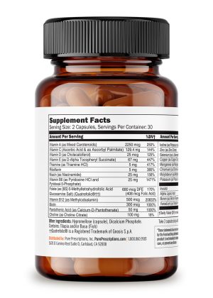 Daily Multivitamin Bottle left side angle