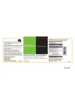 DaVinci Labs Digestive Enzymes - digestive enzyme supplement, nutrient absorption support