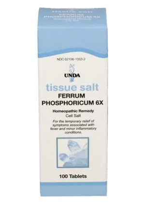 Unda Ferrum Phosphoricum 6X - tissue salts, immune support