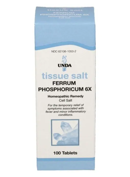 Unda Ferrum Phosphoricum 6X - tissue salts, immune support