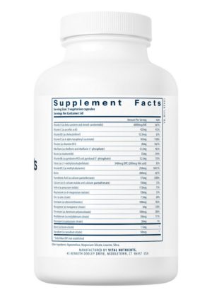 Alternative view of Multi-Nutrients Citrate/Malate (without Copper & without iron)