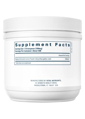 Alternative view of DGL Powder