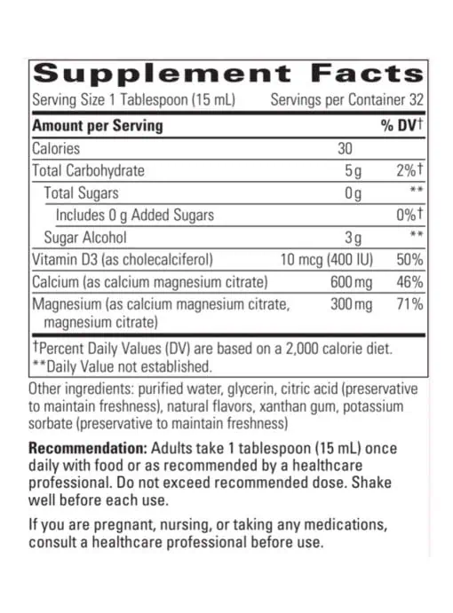 Liquid Calcium Magnesium Orange Vanilla - Image 5