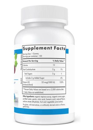 Alternative view of Vitamin D3 Gummies