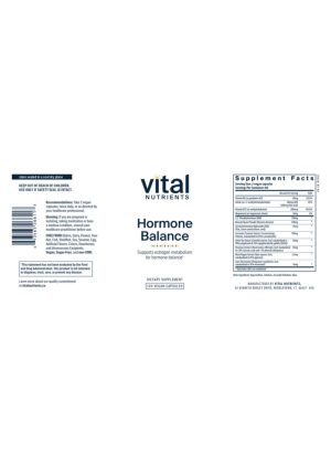 Alternative view of Hormone Balance