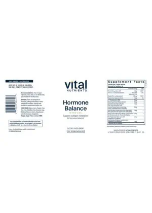 Alternative view of Hormone Balance