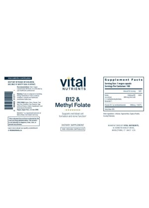 Alternative view of Vitamin B12/Folate (L-5-MTHF)