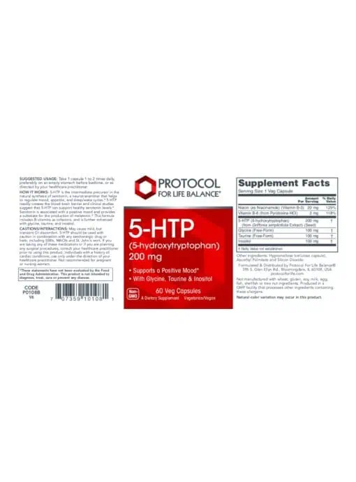 5-HTP 200 mg - Image 2