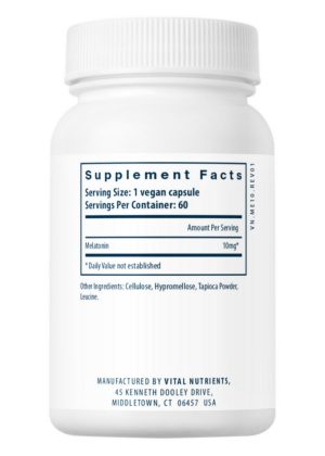 Alternative view of Melatonin 10mg