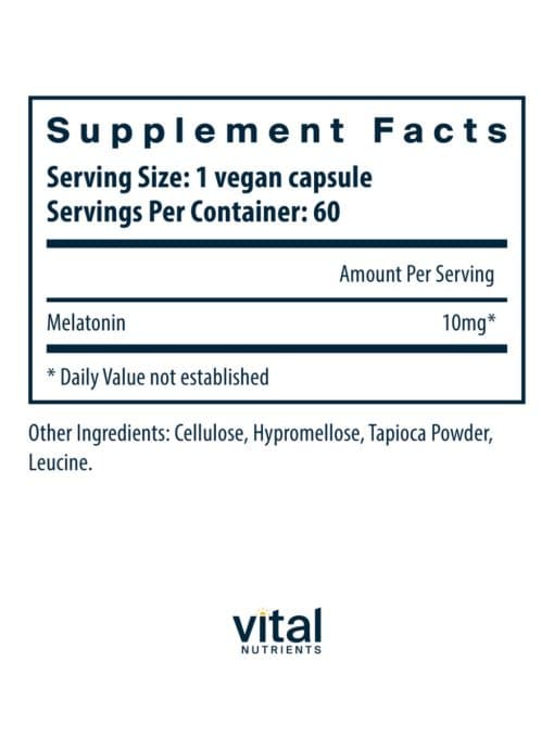 Melatonin 10mg - Image 3