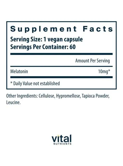 Melatonin 10mg - Image 3