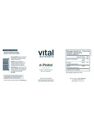 Alternative view of d-Pinitol 600mg