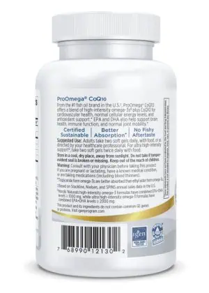 Alternative view of ProOmega CoQ10  60 Softgels