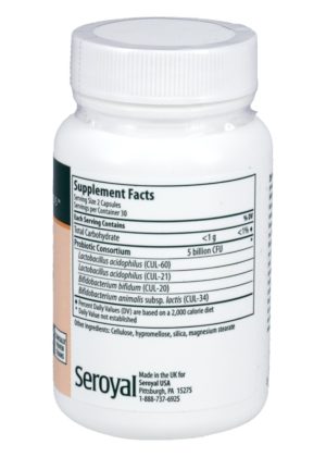 Alternative view of HMF Capsules (no FOS)