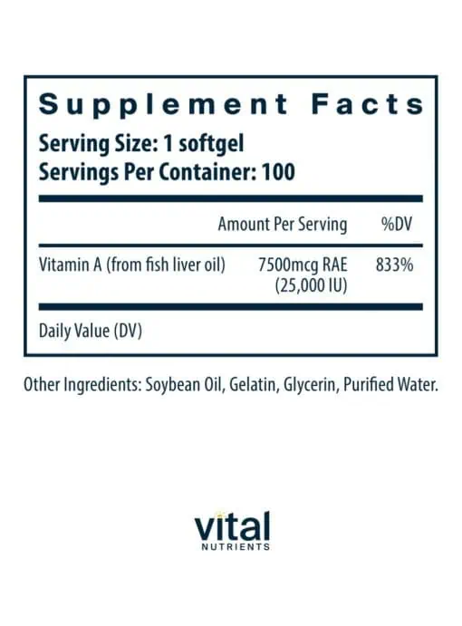 Vitamin A 25,000iu - Image 3
