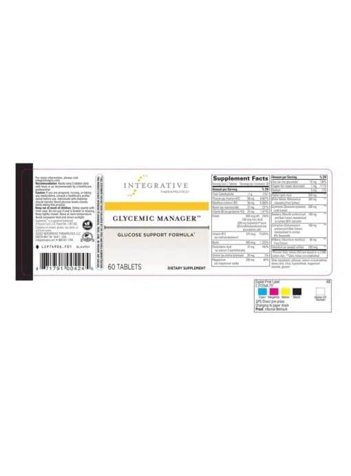 Integrative Therapeutics Glycemic Manager - blood sugar support, glucose metabolism