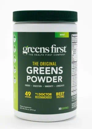 Greens Powder Mint Flavor by Greens First