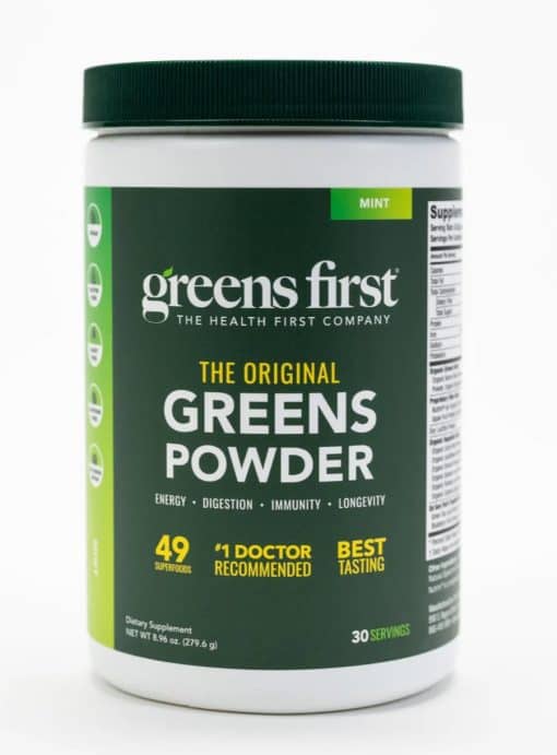 Greens Powder Mint Flavor by Greens First