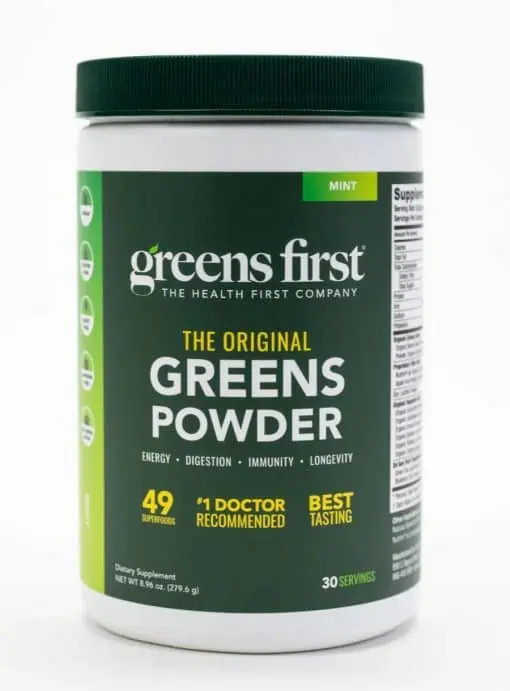 Greens Powder Mint Flavor by Greens First