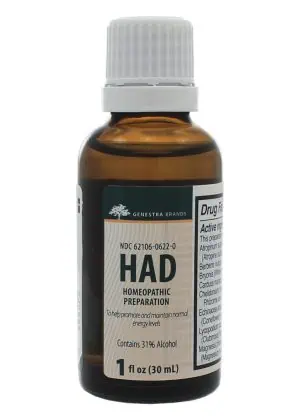 Genestra HAD Adrenal Drops -- adrenal support, homeopathic remedy