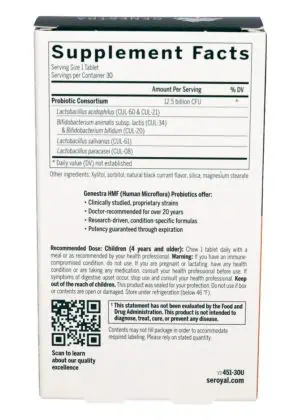 Genestra HMF Child - probiotic formula, digestive health