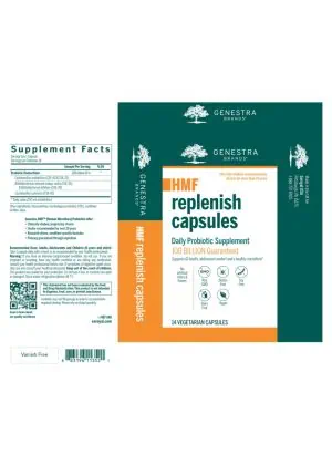 Genestra HMF Replenish Capsules - probiotic supplement, digestive health