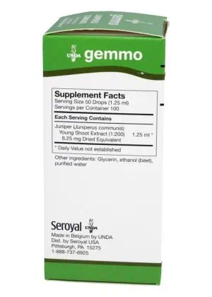 Unda Juniperus Communis - gemmotherapy remedy, herbal extract