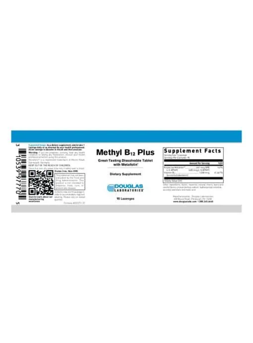 Douglas Laboratories METHYL B12 PLUS -- vitamin B12 supplement, methylcobalamin