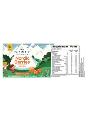 Nordic Naturals Pro Nordic Berries -- children's multivitamin, gummy vitamins