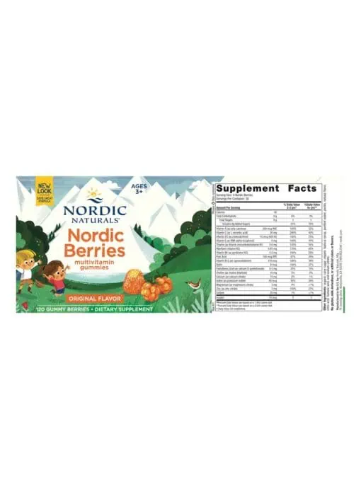 Nordic Naturals Pro Nordic Berries -- children's multivitamin, gummy vitamins