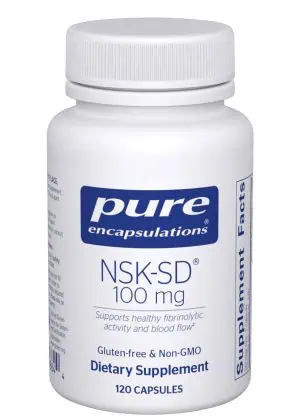 NSK-SD® (Nattokinase) 100 mg Supports Healthy Fibrinolytic Activity And Clotting Function: Fibrinolysis is a natural physiological process.