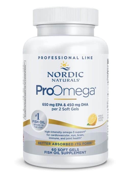 ProOmega by Nordic Naturals High-intensity support for cardiovascular, neurological, eye, joint, and immune health