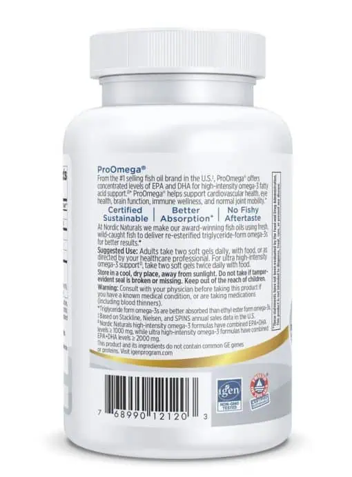ProOmega by Nordic Naturals High-intensity support for cardiovascular, neurological, eye, joint, and immune health